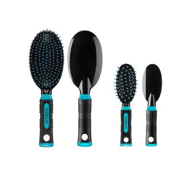 Conair Hairbrush - Hair Brush - Base Hairbrush for All Hair Types - Unisex
