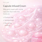 Sodium DNA PDRN Pink Collagen Capsule Cream, Firming & Hydrating Face Moisturizer with 6% Niacinamide for Plump, Smooth, Dewy-Looking Skin, Lightweight Moisturizing Cream, 2.13 oz