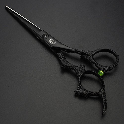 Purple Professional Hairdressing Scissors Hairdresser Hairstylist Cutting Hair & Thinning Hairdressing Scissor (6-inch Flat Shear-a)