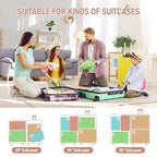 4 Set Compression Packing Cubes For Travel Bags Organizer For Luggage Suitcase Organizer (Brown Leopard / Set of 4)
