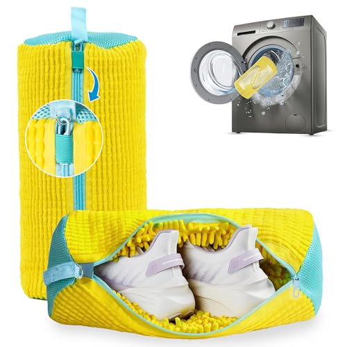 Shoe Washing Machine Bag (2 PCS Yellow)