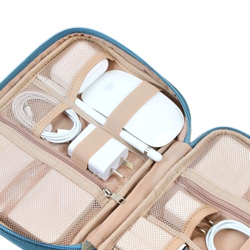 Travel Cord Organizer (Single Layer / Lake-Blue)