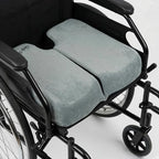 Premium Foldable Wheelchair Cushion (Grey / Wheelchair)