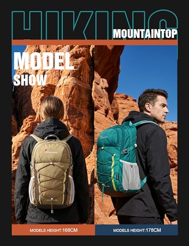 25L Hiking Backpack (Brown&kakhi-25l / 25L)