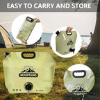 Camping Water Container (Beige & Green)