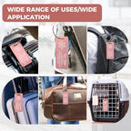 4PCS Personalized Luggage Tag (Pink / Small)