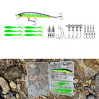 2PACK Fishing Pole Combo (Silvery)