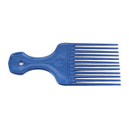 Blue Salon-Style Hair Pick and Barber Comb, Pick Comb for Curly Hair and Parting Care for Thick Quality Barber Supplies, Styling Tools and Appliances, Hair Combs
