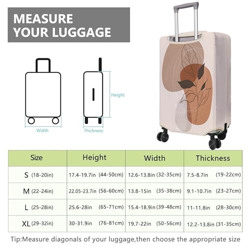 Travel Luggage Cover Suitcase Protector Fits 18 (Travel-12 / XL(29-32in))