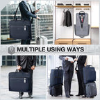 Garment Bags for Travel Carry On Garment Bag for Hanging Clothes (Blue)