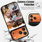 Custom Wallet Phone Case for iPhone 18 Pro Max with Photo (Black-E3 / iPhone 18 Pro Max)