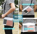 Waterproof Pouch with Waist Strap (White + Case)