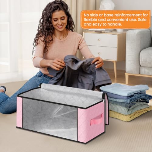 35L Closet Organizers (3 Pack-35l / Pink)