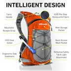 Hydration Pack and 2L Hydration Water Bladder (2L / Orange)