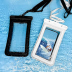 IPX8 Floating Waterproof Phone Pouch 2 (black+white)