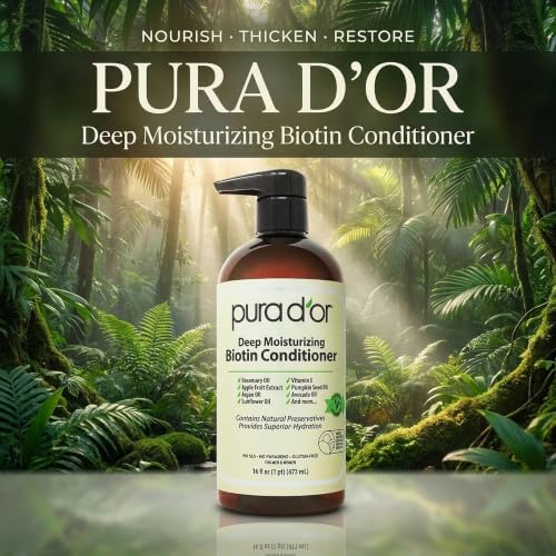 Deep Moisturizing Biotin Conditioner for Dry (16 Fl Oz (Pack of 1))