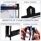 TSA Approved Toiletry Bag 3 (Black)