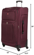SwissGear Sion Softside Expandable Luggage – Large Checked Suitcase - Image 11