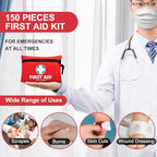 150 Pieces Mini First Aid Kit (150 Pieces)