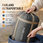 Sleeping Bag for Adults (Dark Grey / 87"x32.7")