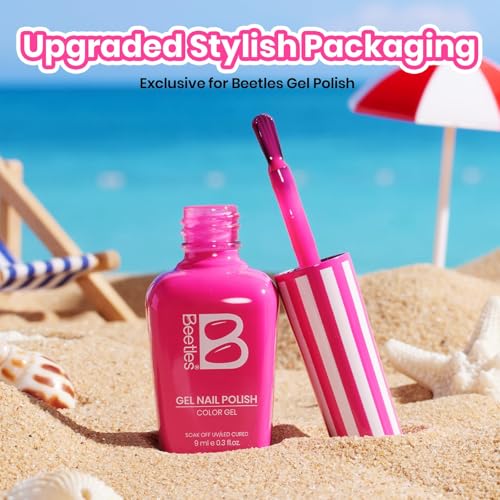 Beetles Hot Pink Gel Polish (B - Hot Pink | Bikini Pink)