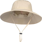 Rosoz Sun Hat for Men Women Boonie Bucket Hat Wide Brim Breathable Cooling - Image 6