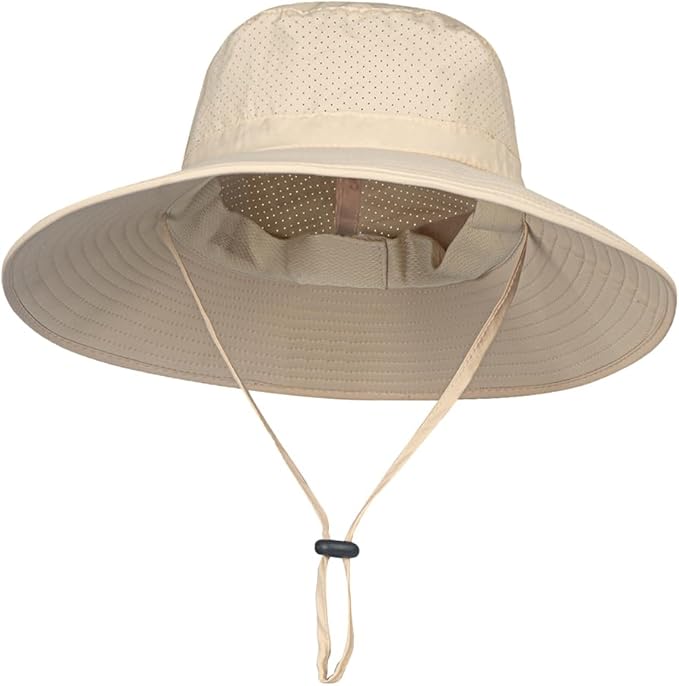 Rosoz Sun Hat for Men Women Boonie Bucket Hat Wide Brim Breathable Cooling - Image 6