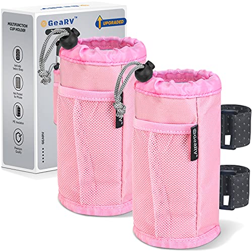 2Pack Cup Holder for Bike (Pink)