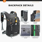 Small Hiking Backpack (Grey / Large)