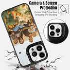 Custom Wallet Phone Case for iPhone 14 Pro Max with Photo (Black-A / iPhone 14 Pro Max)