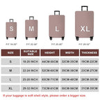 Travel Luggage Cover Suitcase Cover Protector Skins 18 (Khaki / M (for 22--24 inch luggage))