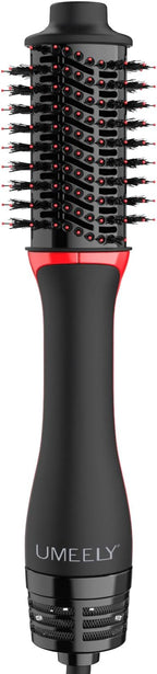 Plus 2.0 Hair Dryer Brush Blow Dryer Brush in One, 2'' Oval Brush Head Hot Air Brush Styler & Volumizer with Ionic Technology, NTC Smart Temp Control for Smooth, Frizz-Free, Shiny Hair
