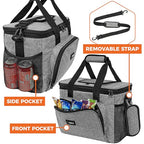 Soft Cooler Bag (Heather Gray / 30 Cans)