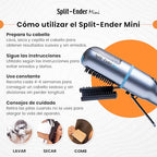 Mini Cordless Split End Hair Trimmer for Dry (Blue / AAA Battery-Powered)