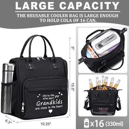 Lunch Box for Grandma Great Grandma Gifts Women Lunch Bag for Grandmother from Granddaughter (Large / A20: Grandma)