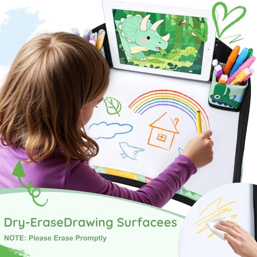 Kids Travel Tray for Car Seat (Green-1PCS)