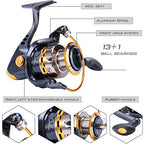 Fishing Rod Reel Combos Carbon Fiber Telescopic Fishing Pole with Spinning Reel for Travel Saltwater Freshwater Fishing (Only Fishing Rod and Reel / 8.86 ft)