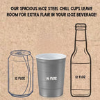 16 oz. Durable & Reusable Party Cups (Gray / 180 Count)