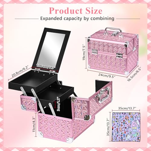 Makeup Case Organizer (Pink)