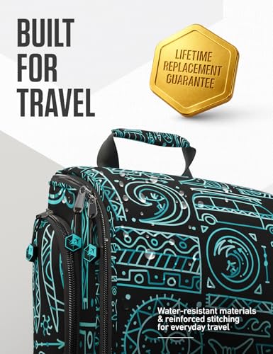 Hanging Travel Toiletry Bag (Surfing Vibes)