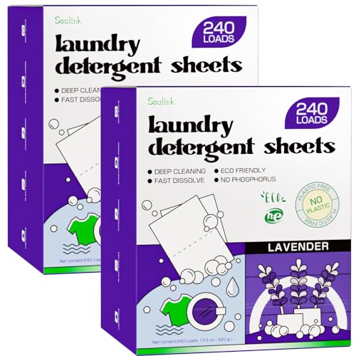 Laundry Detergent Sheets (480 Count (Pack of 1))