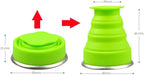 5 Pack Silicone Collapsible Cups - Image 4