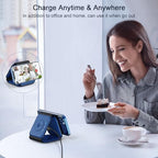 3 in 1 Wireless Charging Station for Apple (deep blue)