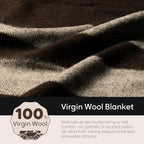 100% Wool Blanket (Land / Medium)