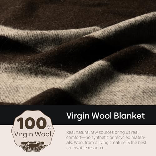 100% Wool Blanket (Land / Medium)