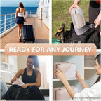 10 Set Packing Cubes for Travel (01 Cream)