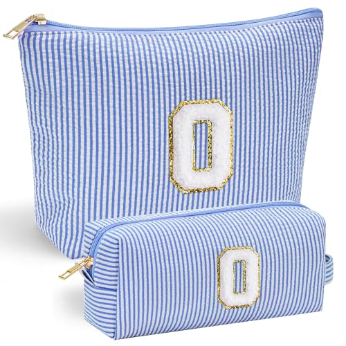 Makeup Bag Cosmetic Bag (Blue / O)