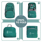 Lightweight Packable Backpack 30L (30L / Dark Green)