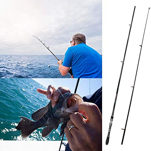 Telescopic Fishing Rod Pole Spinning Fishing Rod Carbon Fiber Travel Rod for Saltwater Freshwater Rods 2.4M 7.87Ft (ONLY Fishing rod (not include reel) / 2.4m 7.87ft)