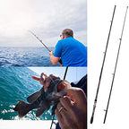 Telescopic Fishing Rod Pole Spinning Fishing Rod Carbon Fiber Travel Rod for Saltwater Freshwater Rods 2.4M 7.87Ft (ONLY Fishing rod (not include reel) / 2.4m 7.87ft)